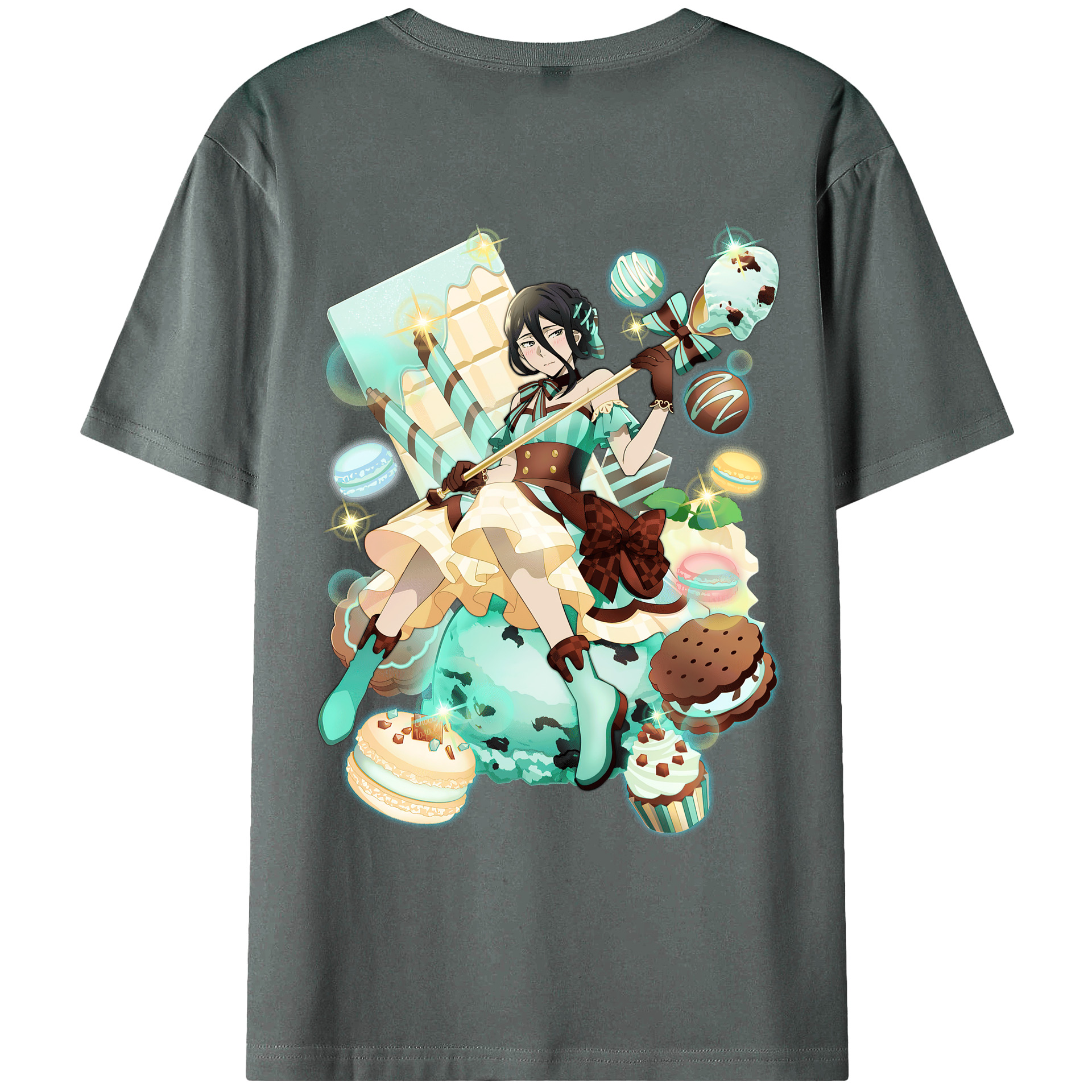 （画像用） 文豪ストレイドッグス Bungo Stray Dogs 綿100％ メンズ半袖Tシャツ（バックプリント） 通気性